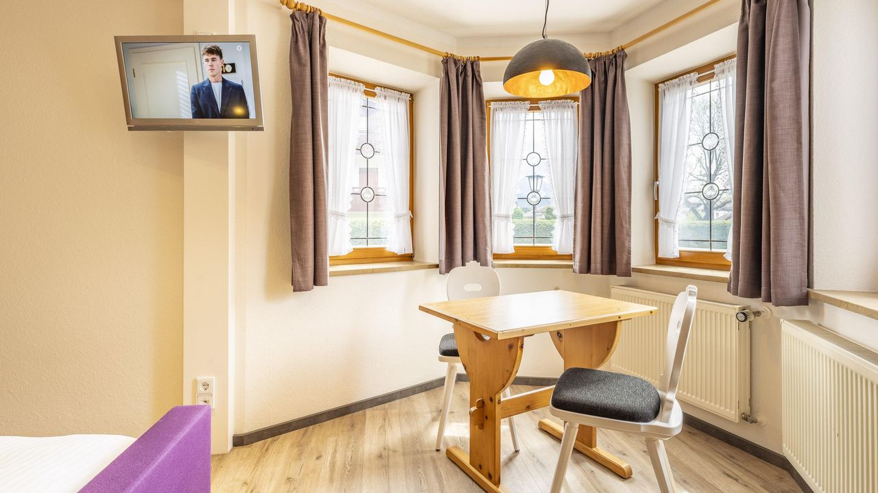 Ferienwohnung Wildfang Schlafzimmer und Erker-Feri Ferienwohnung Wildfang Schlafzimmer und Erker-Feri